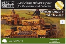 WW2V15010 - GERMAN PANZER III AUSF J,L,M,N PLASTIC SOLDIER   WW2