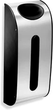 SIMPLEHUMAN STAINLESS STEEL PLASTIC BAG HOLDER DISPENSER WALL MOUNT