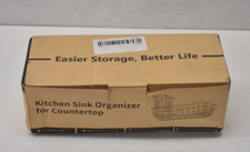 Kitchen Sink Organizer For Countertop Caddy/Drain Pan ZWJ61 Black Finish