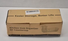 Kitchen Sink Organizer For Countertop Caddy/Drain Pan ZWJ61 Black Finish