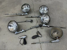 Vintage Spotlight LOT FOR Parts Restoration Light Car Truck Auto Unity S6 Chrome