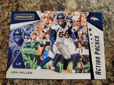 2019 Panini Rookies & Stars Action Packed Purple /39 Von Miller Broncos !!!