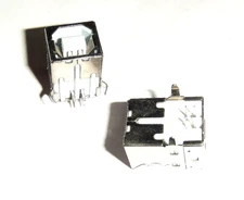 2 USB Type B Female Horizontal PCB mount Connector  for Printer , LAN Adapter
