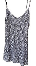 Ladies MRP short Sun dress skater dress size S Beach Holiday Strappy Grey Dress
