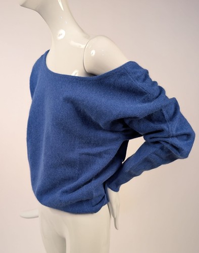 VINTAGE 1980’S ANGORA + WOOL SWEATER WIDE NECKLET - CAROLL MADE IN ITALY - Bild 2 von 4