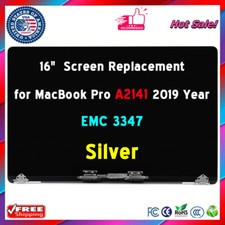 LCD Screen Assembly for Apple 16" MacBook Pro A2141 2019 Silver TESTED 661-14200