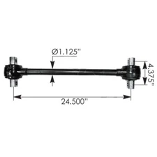 Torque Rod 24.500in Sealed Mack part #17QF460P245 #25164947 # TMR576
