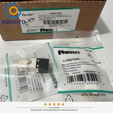 50PCS Cat6 Mini-Com RJ45 Network Jack Module Black For Panduit CJ688TGBL Giga TX