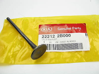 New OEM Engine Exhaust Valve For Kia 1.6L 4-CYL ONLY 222122B000