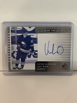 2021-22 VICTOR OLOFSSON SP Authentic Sign Of The Times Auto #SOTT1-VO Retro