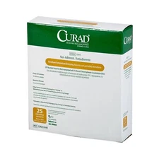 Curad XEROFORM Gauze Dressing Sterile 4" x 4" BX of 25