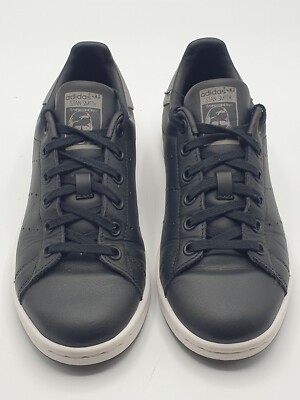 Leather Shoes Black Leather Adidas Trainers Womens Trainers Stan