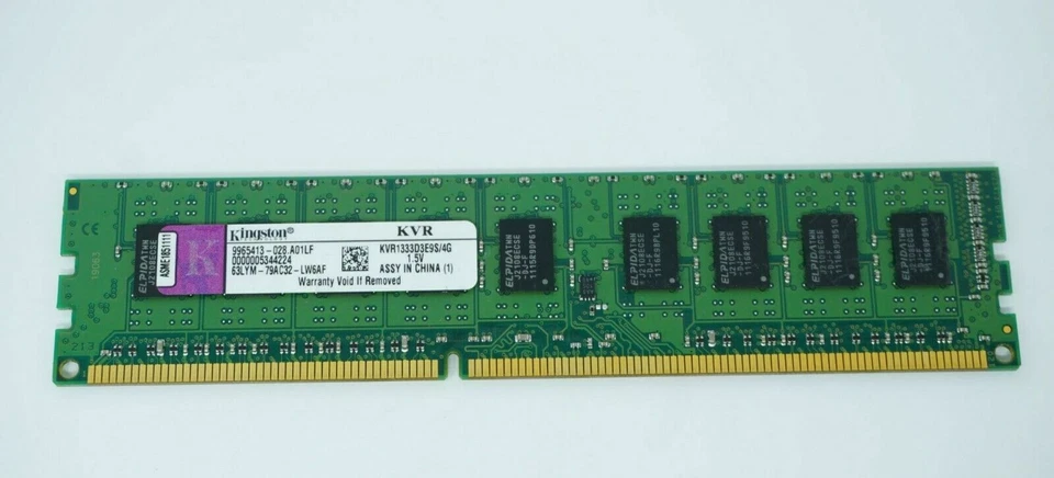 Kingston 4GB KVR1333D3E9S/4G ECC DDR3-1333 Server/Work Station *tested*MORE* - Image 2 of 4