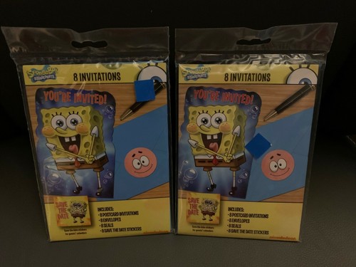 New Spongebob Squarepants Birthday Party Supplies Tableware & Balloons Decor - Picture 5 of 10