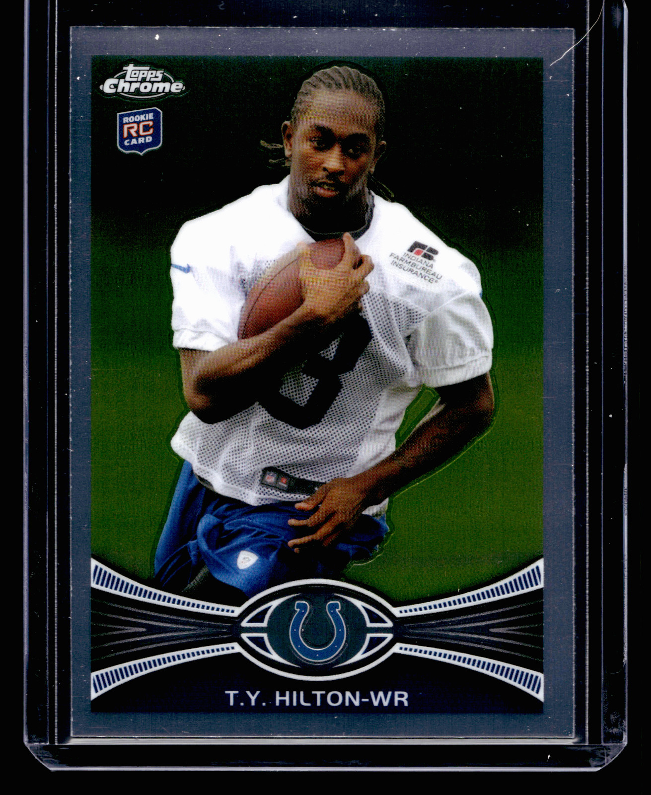 T.Y. Hilton Rookie Topps Chrome Football 2012 Card #17 Indianapolis Colts RC