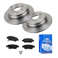 ATE Bremsscheiben Ø302MM + BremsbelÄGe Hinten FÜR Honda CR-V III IV Honda
