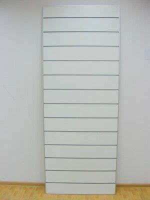 DILA GMBH 3er SET Paneelwände Ladenbausystem Sydney Verkaufswand Textilwand 220x85cm weiss