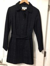 Next Petite Women's Cotton Trench Coat With Belt - Petite Uk12/eur40 Black