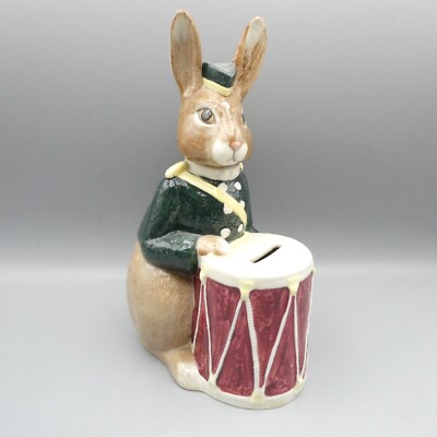 Royal Doulton Bunnykins D6615 Bunnybank Spardose Made In 1967 Top Spardose
