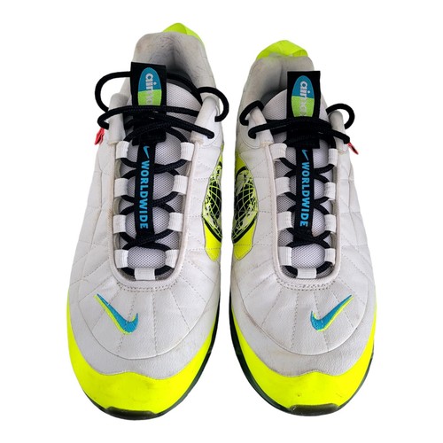 Nike Unisex MX 720 Air Max Worldwide White Lime Green Size 10 UK Training Shoe - Picture 8 of 19