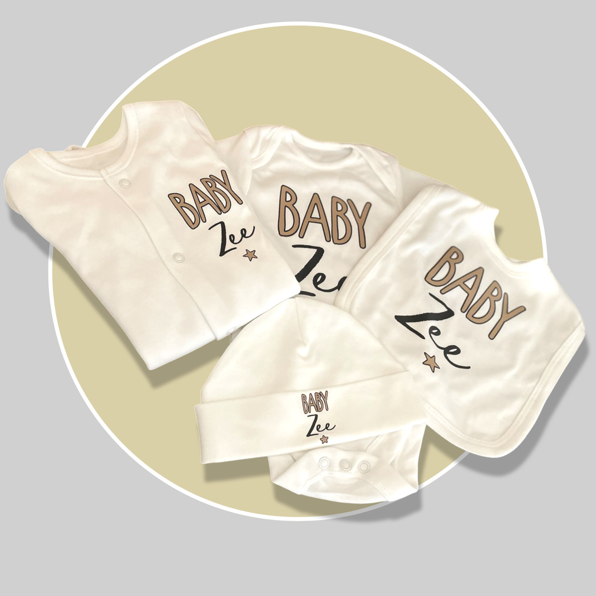 PERSONALIZADO Unisex Ropa de bebé Babygrow Traje de dormir nuevo bebé BABY SHOWER REGALO