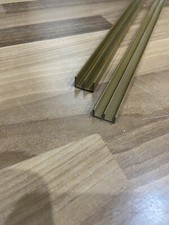 6’ (183cm) Glass / Vivarium Track Set Brown Teak 17mm Wide Suit 4/6mm Glass