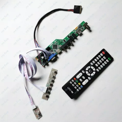 Fit B173RW01 V.3 LVDS 1600*900 LED panel 40 Pin analog tv controller board kit