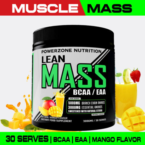 POWERZONE LEAN MASS // MUSCLE BUILDER 30 SERVE // BCAA // EAA - Picture 1 of 4