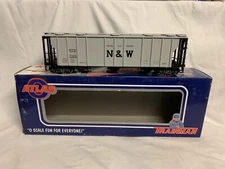 ✅ATLAS O 2-RAIL NORFOLK WESTERN 3-BAY PS-2 COVERED HOPPER CAR! O SCALE FREIGHT