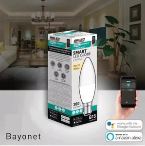 Arlec Grid Connect Smart 4W Warm white B15 small Bayonet Candle- GLD061HA