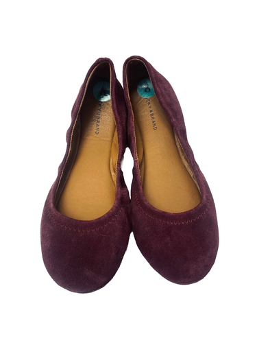 Nwt Lucky Brand Purple Soft Velvet Ballet Flats - Women’s Size 8
