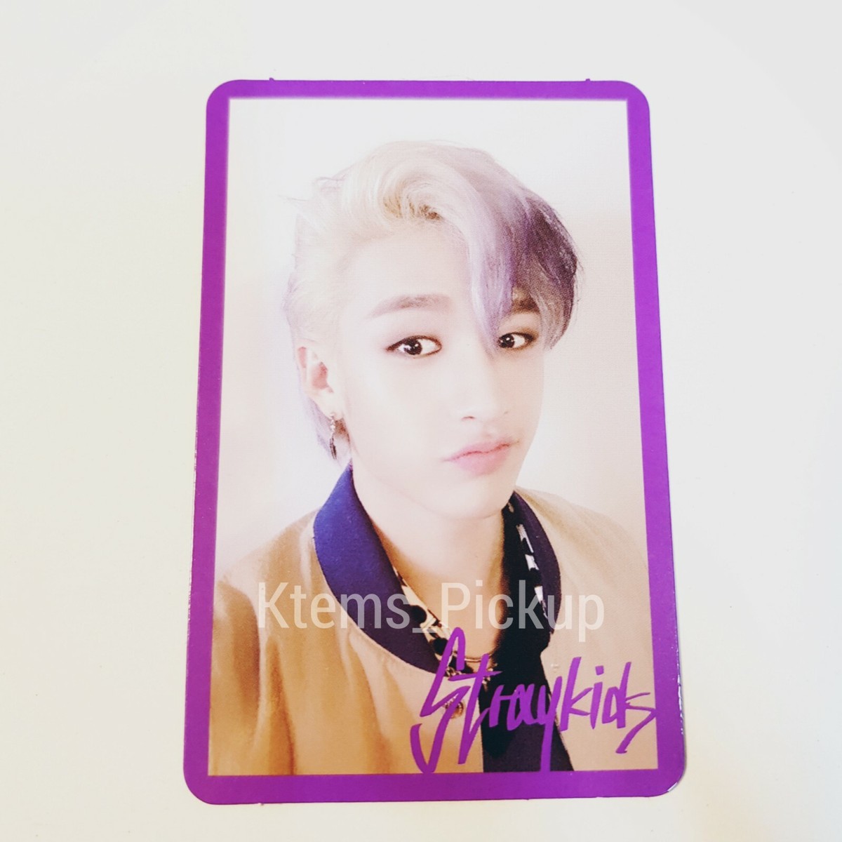 Stray Kids photocard album Cle Miroh Official Photo card : Bang