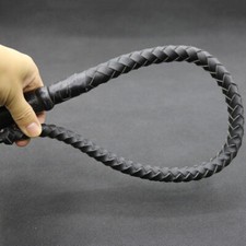 Cowhide Horse Riding Crop Long Anti-slip Wooden Handle Riding Whips for Horse