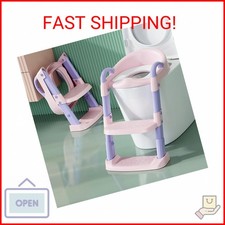 Potty Training Toilet Seat For Boys Girls, Toddler Toilet Seat With Step Stool L