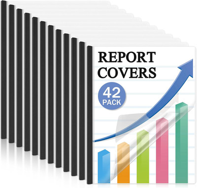 Report Covers 42 Pack Presentation Folders for Letter Size 70 Sheet Capacity, 5.