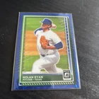 2025 Panini Donruss - Optic Nolan Ryan #44 Blue Velocity Prizm