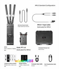 2026 FCS MPU5 3-Antenna Radio w/Dual PTT CNC Aluminum Case Tactical Radio Set