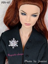 Pin Brooch For Fashion Royalty NuFace Poppy Parker Integrity Toys Doll Jewelry