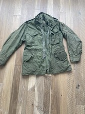 Vintage Vietnam War US Army M-65 Field Jacket OG-107 Aluminum Zipper Small Reg