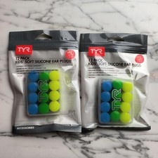 Lot of 2: TYR 12-Pk Kids Soft Silicone Ear Pl...