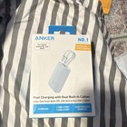 Anker 20000mAh 30W USB-C Fast Charge Power Bank w/ Built-In Braided Cable blue — photo 1