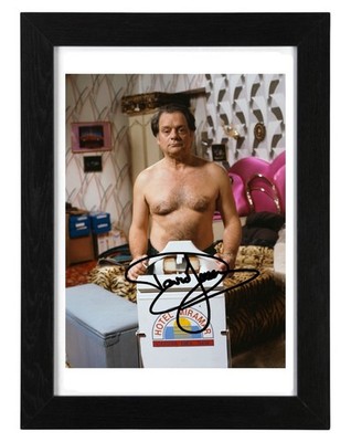 David Jason Signed Autograph PHOTO Pre Print / Framed / Only Fools and Horses
