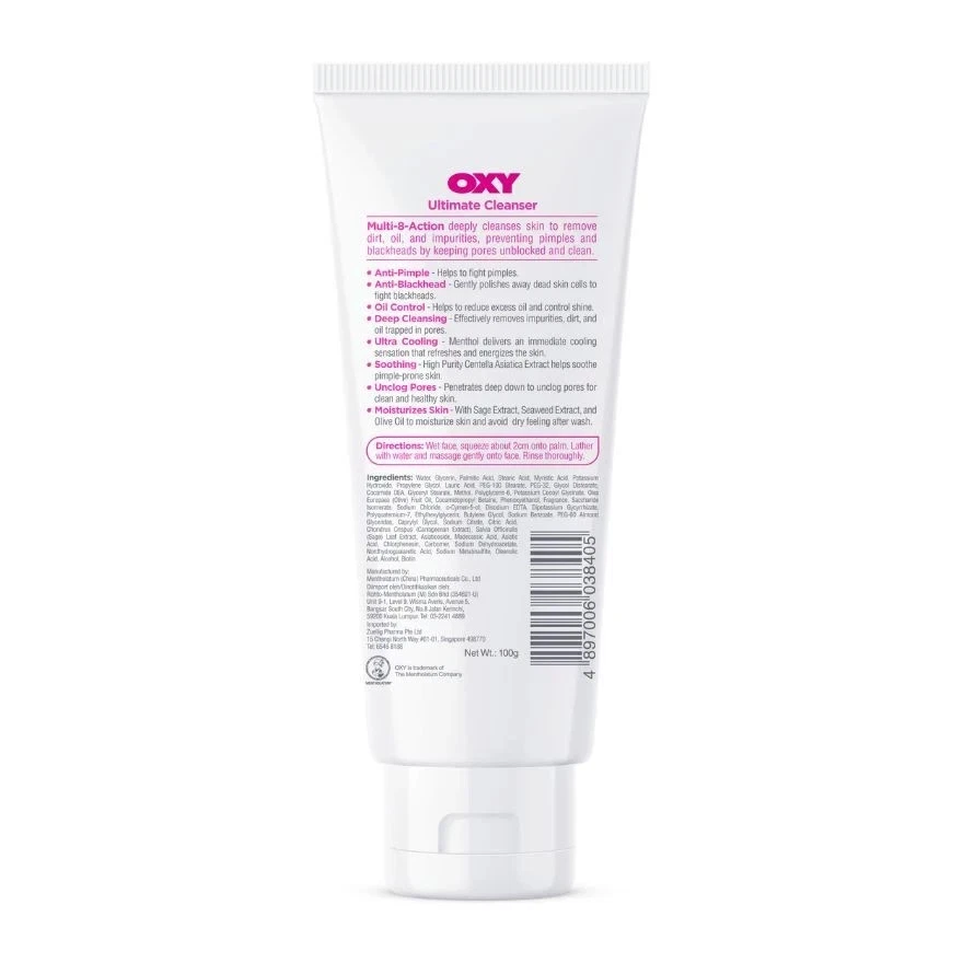 Limpiador 3 X 100G OXY Ultimate Piel Grasa y Propensa al Acné Multi 8 Acción Ultra Genial Foto 3 de 3
