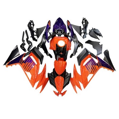 Orange Purple Fairing Kit For Kawasaki Ninja 650 ER-6F 2020 21 22 2023 Bodywork