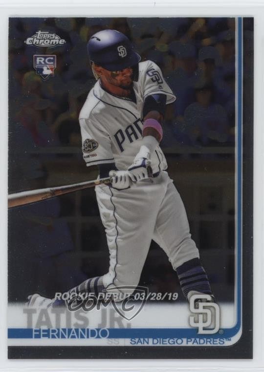2019 Topps Chrome Update Target Debut Fernando Tatis Jr #54 Rookie RC 0bz0