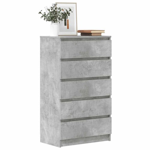 Ladekast 60x36x103 cm bewerkt hout hoogglans wit ladekastje kast vidaXL - Afbeelding 2 van 133