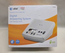 AT T Digital Answering Machine System w/ Time/Day Stamp Model 1739 Open Box