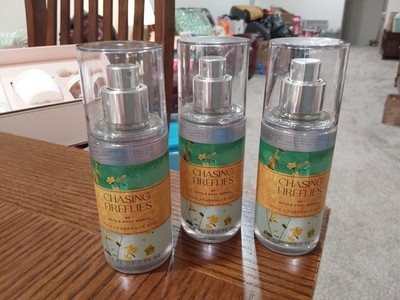 LOT/3 CHASING FIREFLIES BATH BODY WORKS FRAGRANCE MIST 2.5 OZ EACH NEW!!