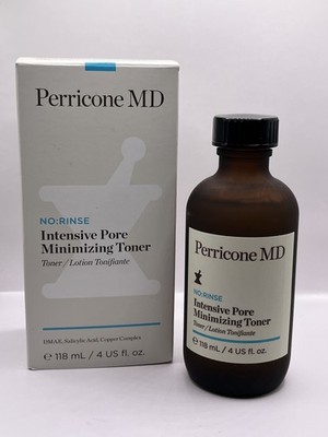 Perricone MD No-Rinse Intensive Pore Minimizing Toner 4 Oz 118 mL Full Size NIB