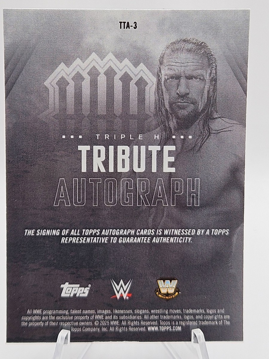2025 Topps WWE Triple H Time to Play DX Invades WCW Tribute Auto